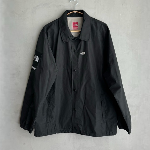 Supreme Other - THE NORTH FACE x SUPREME Packable Black Coach Jacket